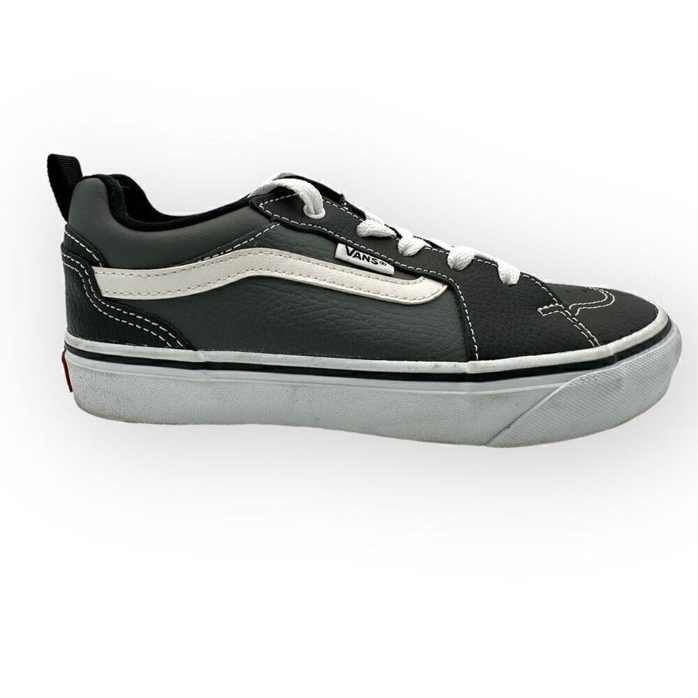 Vans Old Skool 751505 Athletic Shoes Black/White/Grey Youth 4